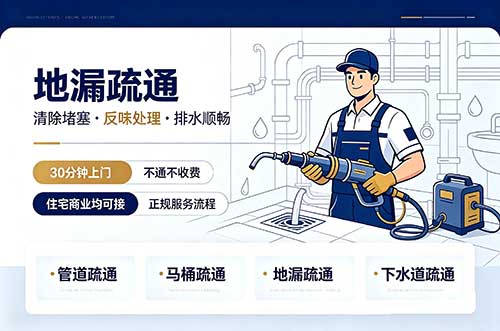 商丘地漏疏通